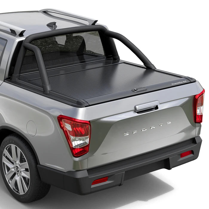 Mountain Top Tonneau Cover Roller Shutter (Black) Ssangyong Musso (2018 Onwards) Double Cab image 0