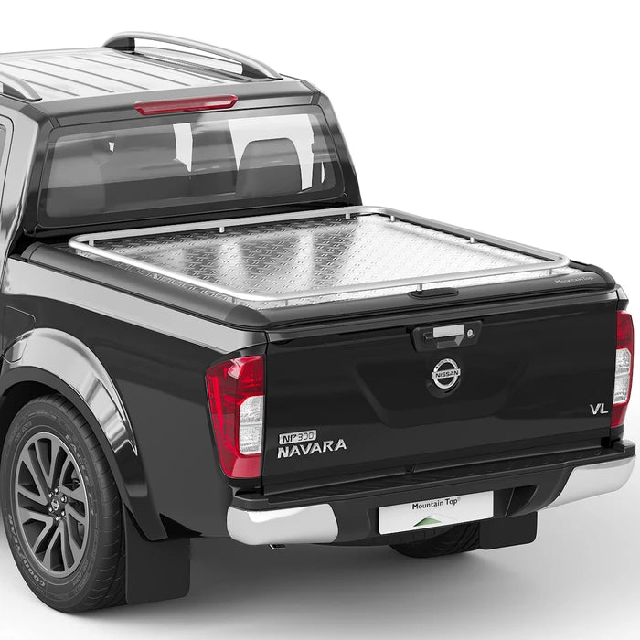 Mountain Top Style HD+ Chequered Aluminium Lift-Up Tonneau Cover Nissan Navara NP300 (2016 Onwards) Double Cab image 0