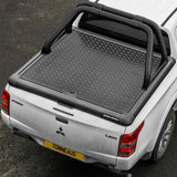 Truckman Aluminium Lift-Up Tonneau Cover (Black) & Roll Bar Mitsubishi L200 Mk8-9 / Fiat Fullback (2015 Onwards) Double Cab image 0