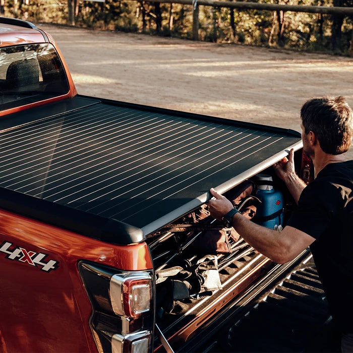 Mountain Top EVOe Black Electric Roller Shutter Tonneau Cover Ford Ranger Mk5-7 (2012-2022) image 1
