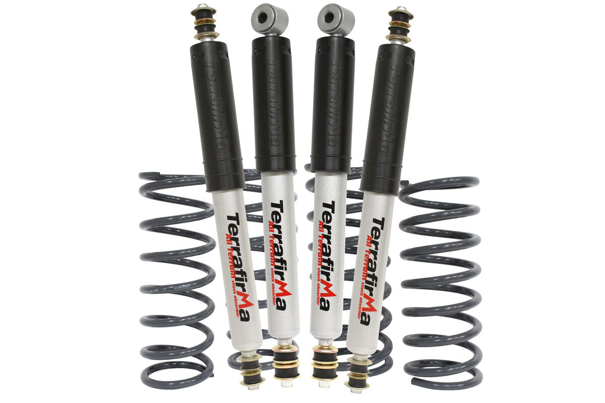TF203 - 2" lift Medium Load Suspension Kit with All Terrain Shocks for Defender 110/130 image 0