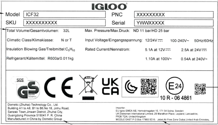 IGLOO ICF32 Compressor Cooler image 1
