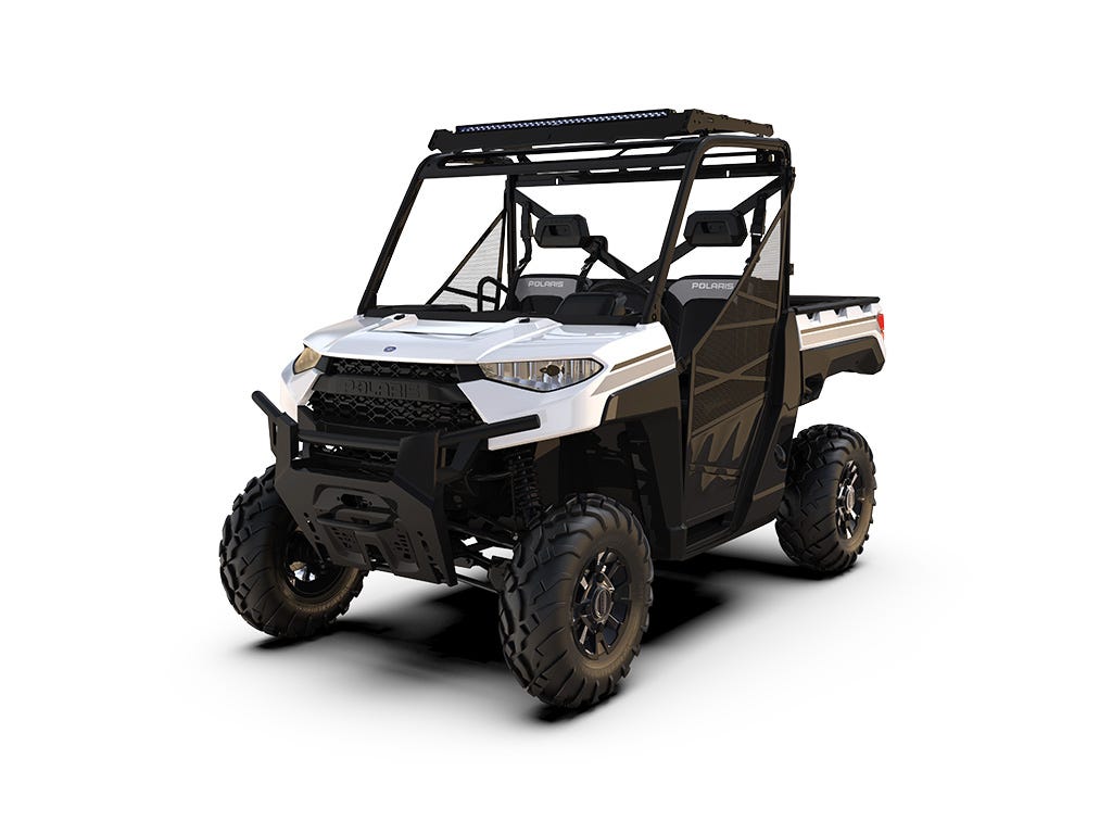 Polaris Ranger UTV (2018-Current) Slimsport Rack 40in Light Bar Wind Fairing image 1