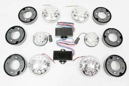 GL1143CL - 95mm CLEAR LED replacement light kit for Defenders image 0