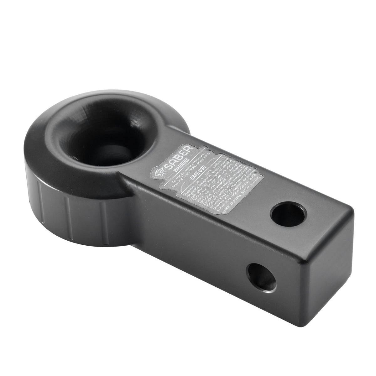 7075 Aluminium Rope Friendly Recovery Hitch - Cerakote Black image 2