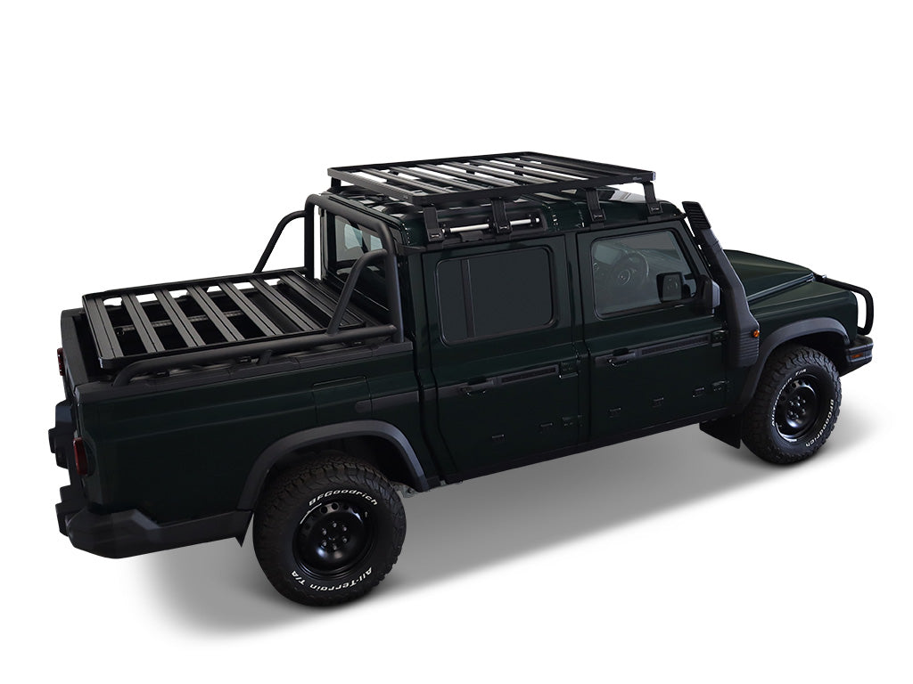 Ineos Grenadier Quartermaster (2023-Current) Roller Tonneau Cover Slimline II Load Bed Rack Kit image 1