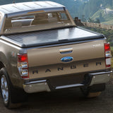 Mountain Top Style Chequered Aluminium Lift-Up Tonneau Cover Ford Ranger Mk6-7 (2016-2022) Double Cab image 1