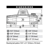 Warn VR EVO 8 Winch with Wire Rope - 12V image 1