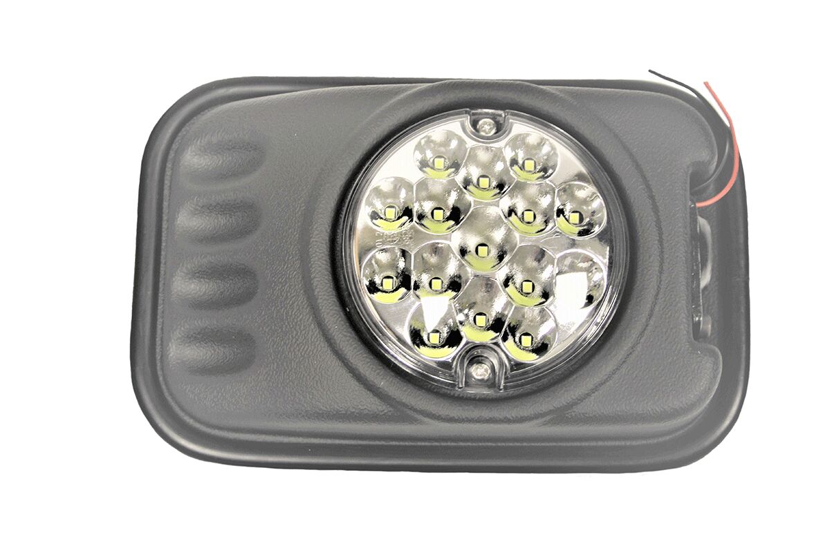 TF700 - Pair of Defender wing mirrors incorporating LED hedge lights image 0