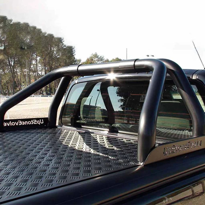 Truckman Aluminium Lift-Up Tonneau Cover (Black) & Roll Bar Isuzu D-Max Mk4-5 (2012 - 2020) Extra Cab image 0
