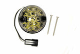 LR048189LEDSM - 73mm SMOKED LED front side light for Defenders image 0