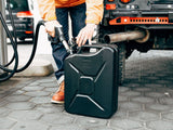 20l Fuel Jerry Can - Black Steel Finish image 3