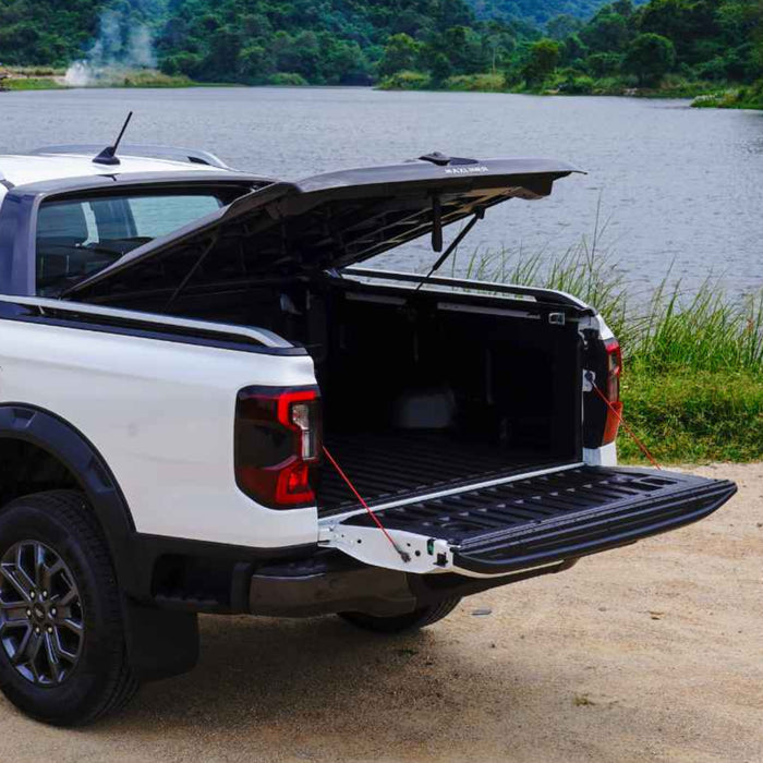 Max Hard Tonneau Cover Ford Ranger Mk8 Wildtrak Grey (2023 Onwards) Double Cab image 1