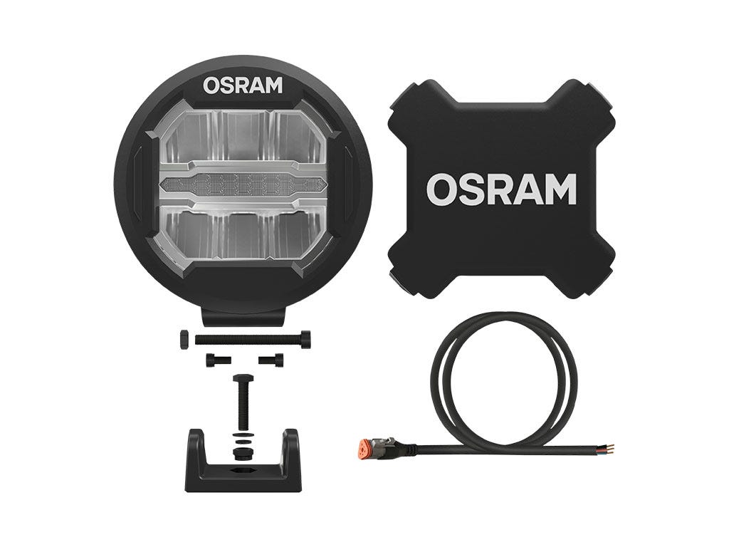Osram 7in LED Light Round MX180-CB / 12V/24V / Combo Beam image 4