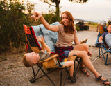 Kelty Low-Loveseat Double Camping Chair in Deep Lake/Fallen Rock
