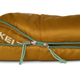 Kelty Kids' Mistral 20°F (-7°C) Synthetic Sleeping Bag - One Size - Woodthrush/Deep Lake/Malachite