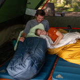 Kelty Eclipse 15°F (-9°C) Synthetic Sleeping Bag - Regular - Midnight Navy / Laurel Green / Turbulence