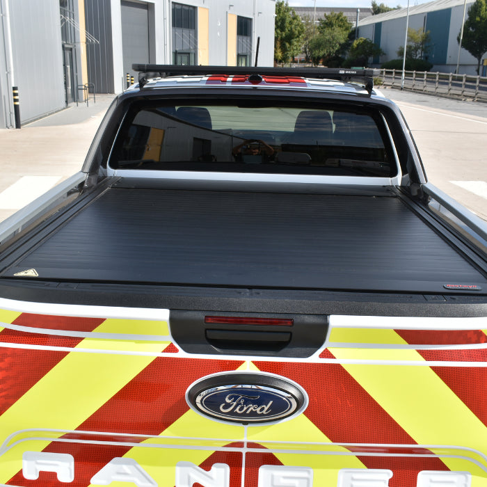 Truckman Electric Black Roller Tonneau Ford Ranger Mk8/Amarok Mk3 (2023 Onwards) Double Cab
