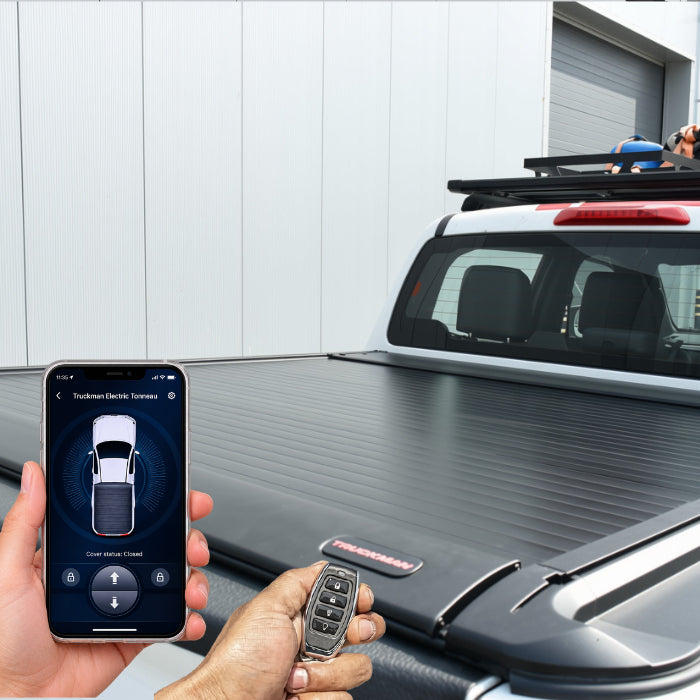 Truckman Electric Black Roller Tonneau Cover D-Max Mk6/7 (2021 Onwards) Double Cab