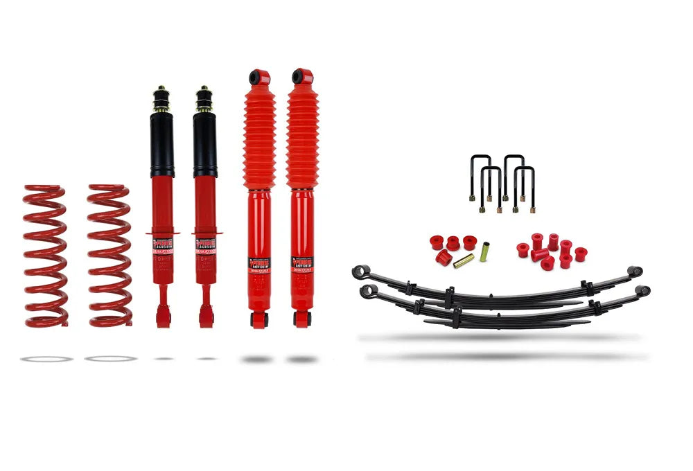 Pedders Heavy Duty Load Carrying and Towing Suspension Kit. Toyota Hilux Mk6 and 7 image 0