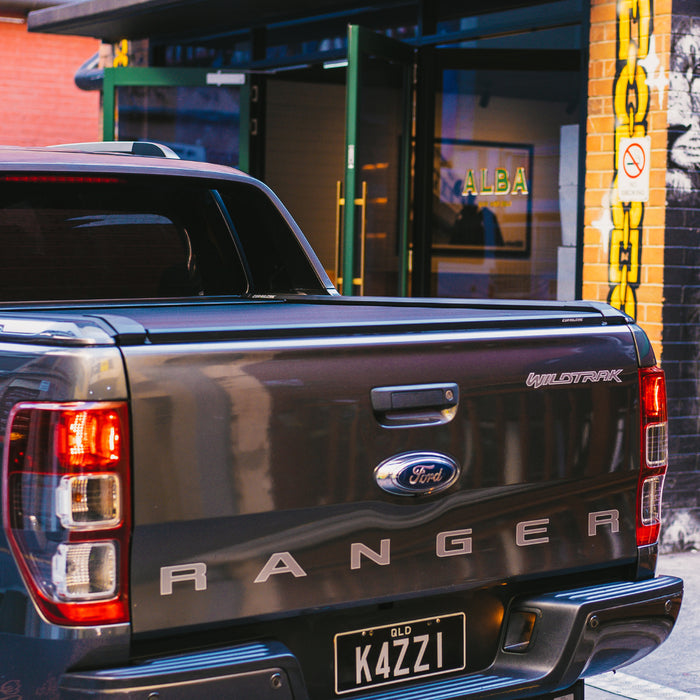 EGR RollTrac Electric Black Roller Tonneau Cover Ford Ranger Wildtrak Mk5-7 (2012-2022) Double Cab image 1