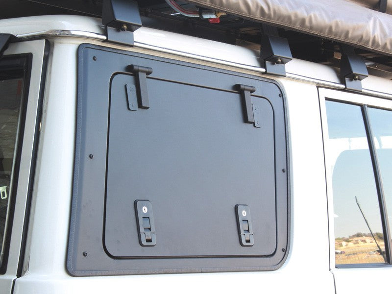 Toyota Land Cruiser 76 Gullwing Window / Right Hand Side Aluminium image 2