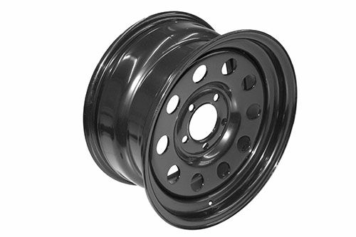 GRW012 - 8x16 ET25 black modular steel wheel for Discovery 2 image 0