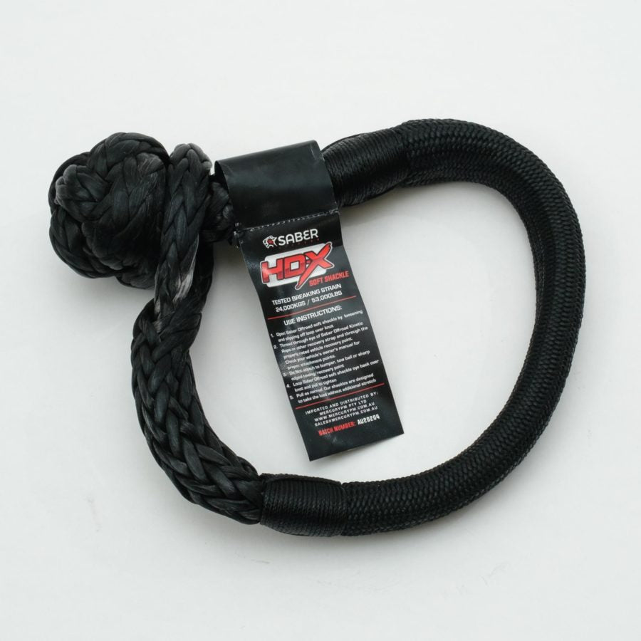 Saber Rope Friendly Recovery Hitch – Cast Steel & 24K HDX Shackle image 2