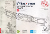 Maer Ineos Grenadier HIDDEN WINCH PLATE image 0