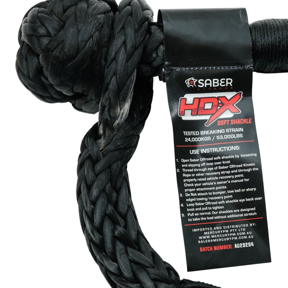24,000KG HDX TechnoraBound Soft Shackle image 1
