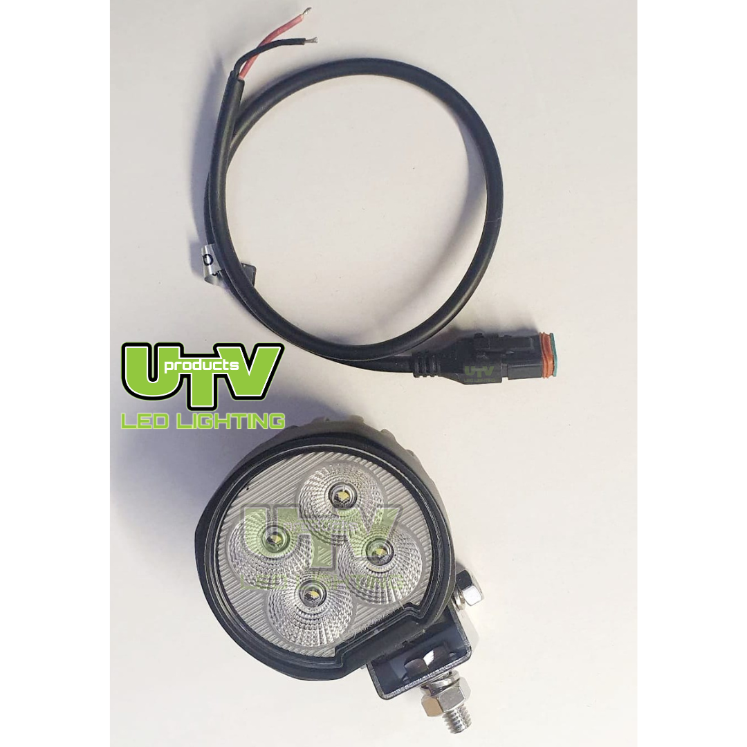 UTV310 Round LED Work Light Deutsch Connector 40W 3200 Lumen UTV310 image 1