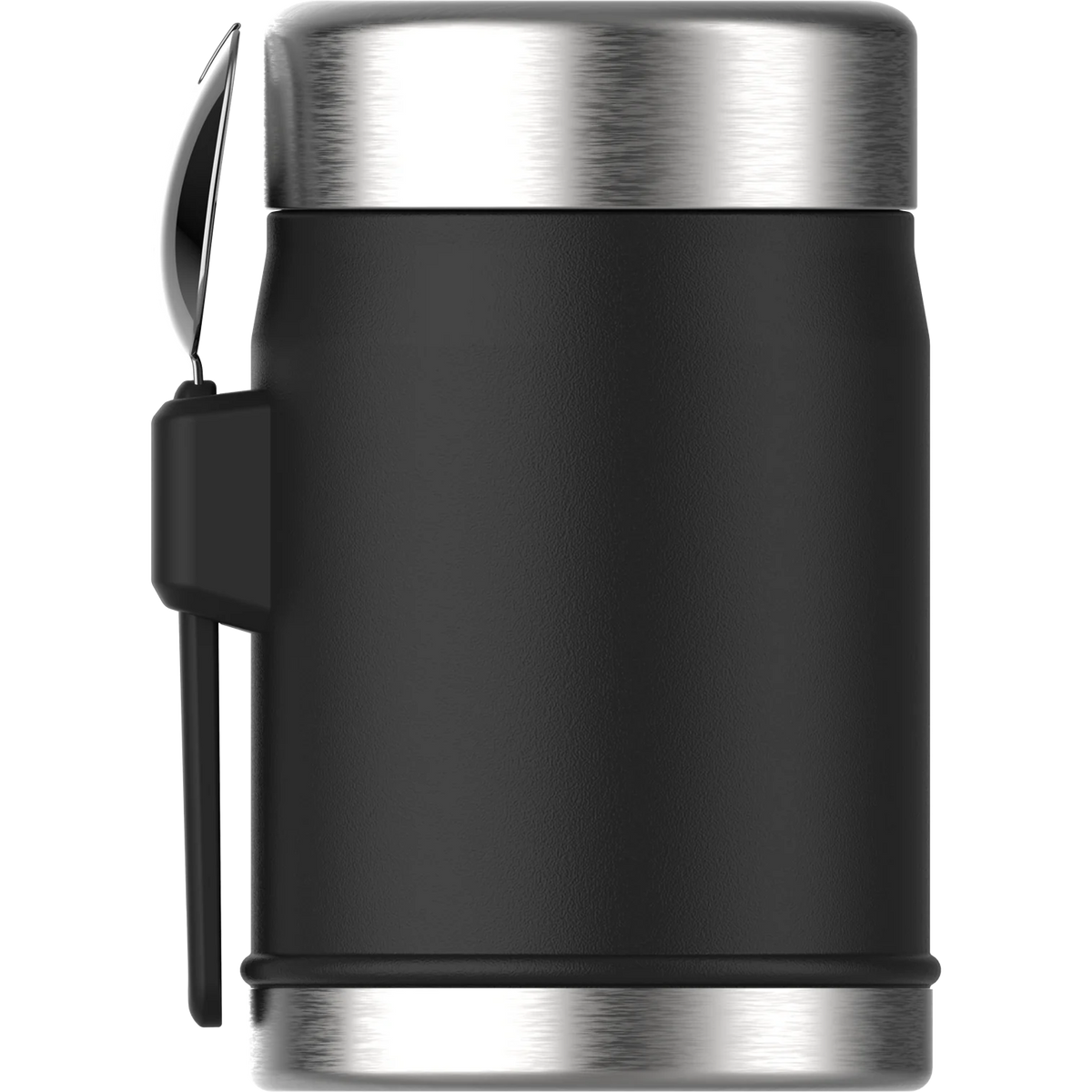 Stanley Classic Legendary Food Jar + Spork | 0.4L - Matte Black Pebble image 1