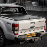 Mountain Top Black Roller Tonneau Cover Ford Ranger Wildtrak Mk5-7 (2012-2022) Double Cab image 1