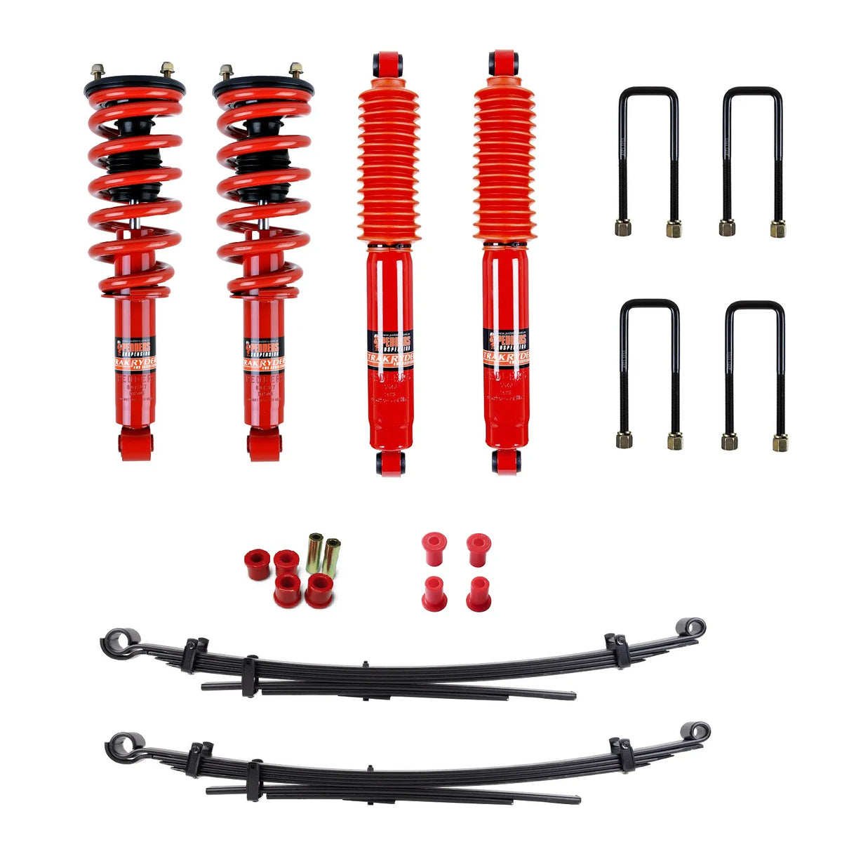 Pedders Heavy Duty Load Carrying and Towing Suspension Kit. With Assembled Struts. Mitsubishi L200 image 0