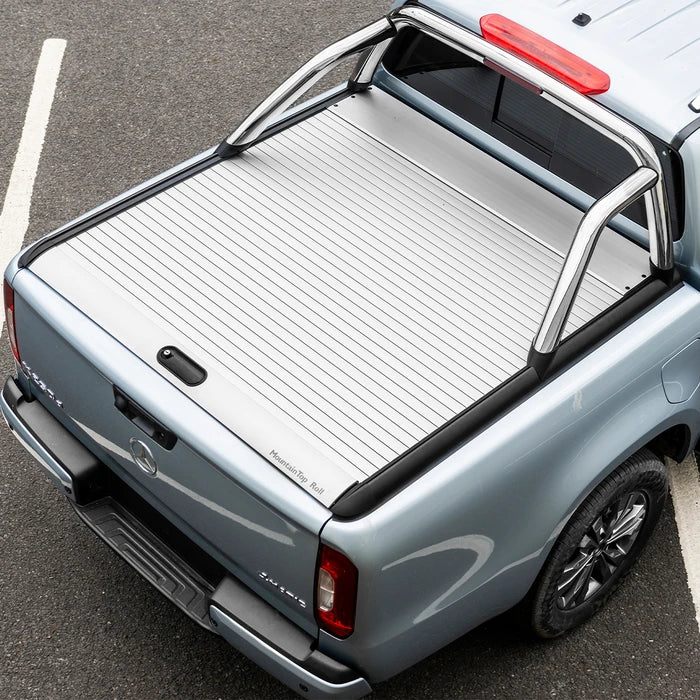 Mountain Top Tonneau Cover Roller Shutter (Silver) Mercedes X Class (2018 - 2021) Double Cab image 0