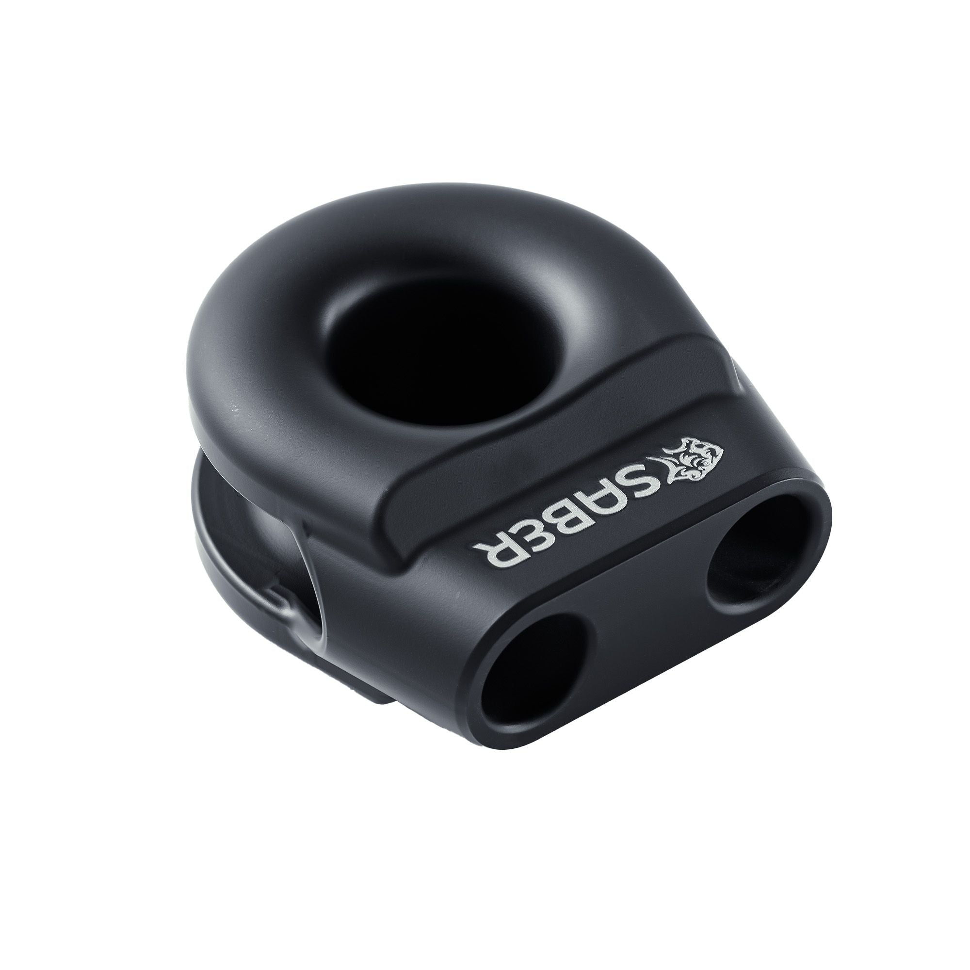 6061 Aluminium Spliced Winch Thimble UPDATED DESIGN - Cerakote Black image 1