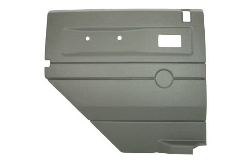 TF2497 - LGREY LH PUSH BUTTON REAR DOOR CARD WITH ELECTRIC WINDOWS DEF UPTO2007 From TERRAFIRMA image 0