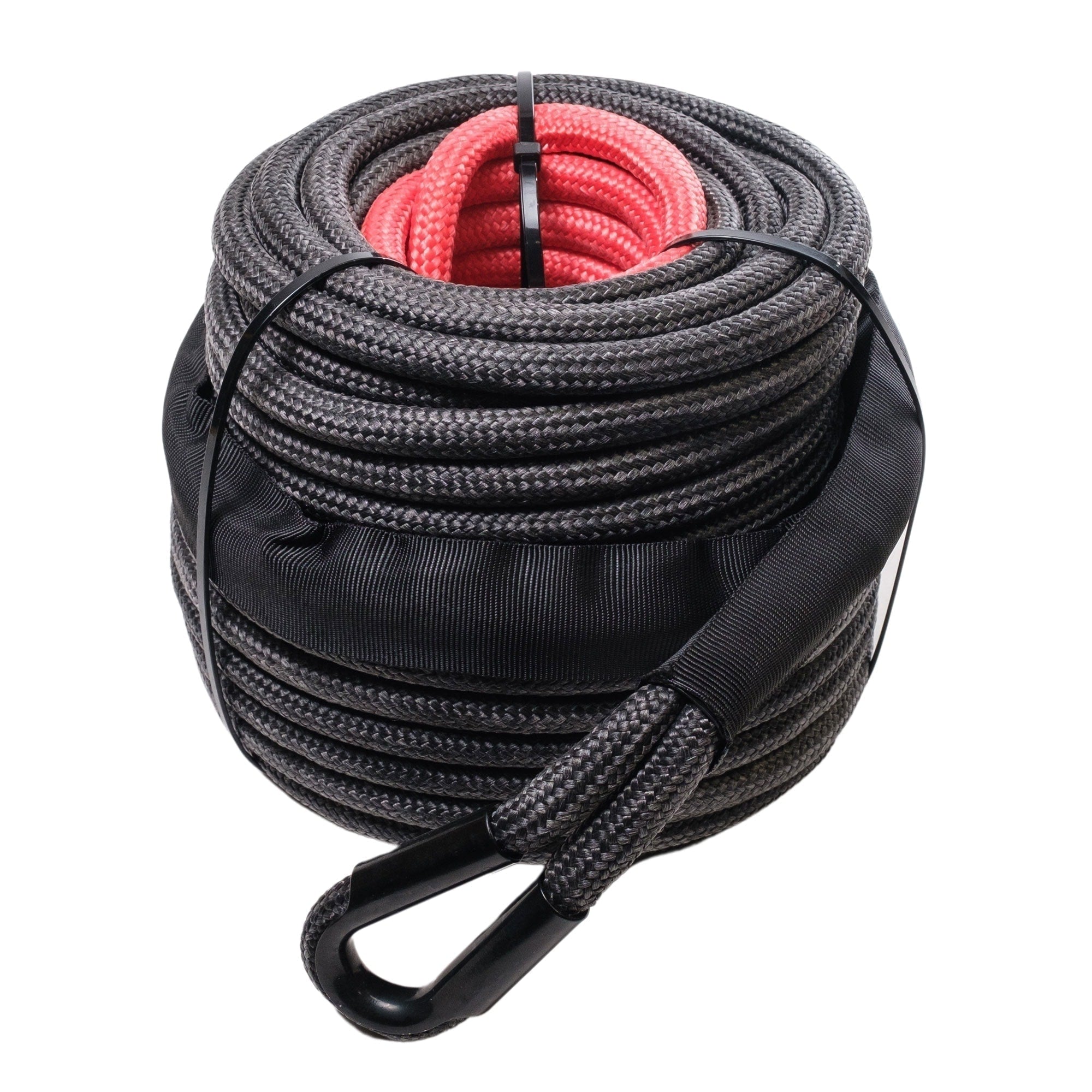 SaberPro® Double Braided 30M Winch Rope (black) image 1