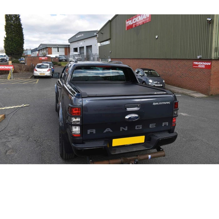Mountain Top EVOm Tonneau Cover Roller Shutter (Black) Ford Ranger Wildtrak Mk5-7 (2012-2022) Double Cab image 0