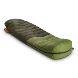 Kelty Supernova 40°F (4°C) 550-Fill Down Sleeping Bag - Long, Right-Hand Zip - Duffel Bag/Dill/Cathay Spice