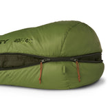 Kelty Supernova 40°F (4°C) 550-Fill Down Sleeping Bag - Long, Right-Hand Zip - Duffel Bag/Dill/Cathay Spice