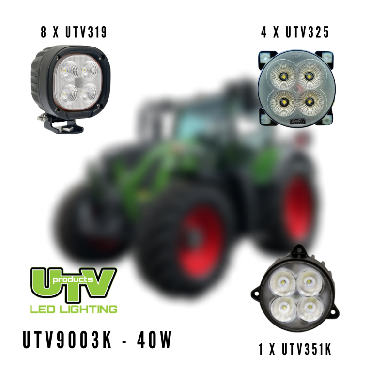UTV Fendt Full work light Lighting Pack UTV9003K-40W image 0