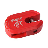 Saber 7075 Alloy Winch Shackle Short - Cerakote Red image 0