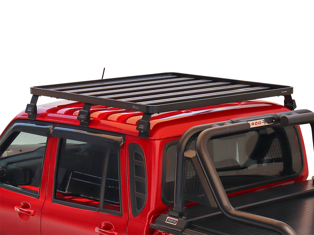 Mahindra Pik-Up Double Cab (2006-Current) Slimline II Roof Rack Kit image 1