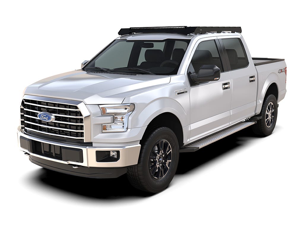 Ford F-150 Crew Cab (2015-2020) Slimsport Rack 40in Light Bar Wind Fairing image 1
