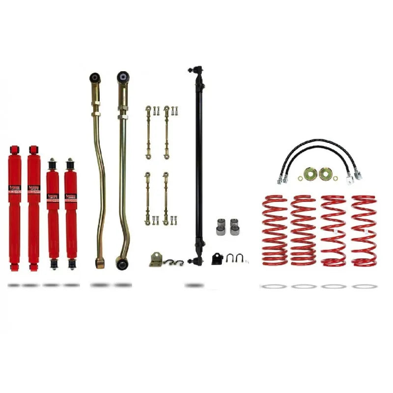Pedders 4 Inch Suspension Lift Kit. Nissan Patrol, Y61, LWB, ABS fitted EXCEPT 3.0 Di image 0