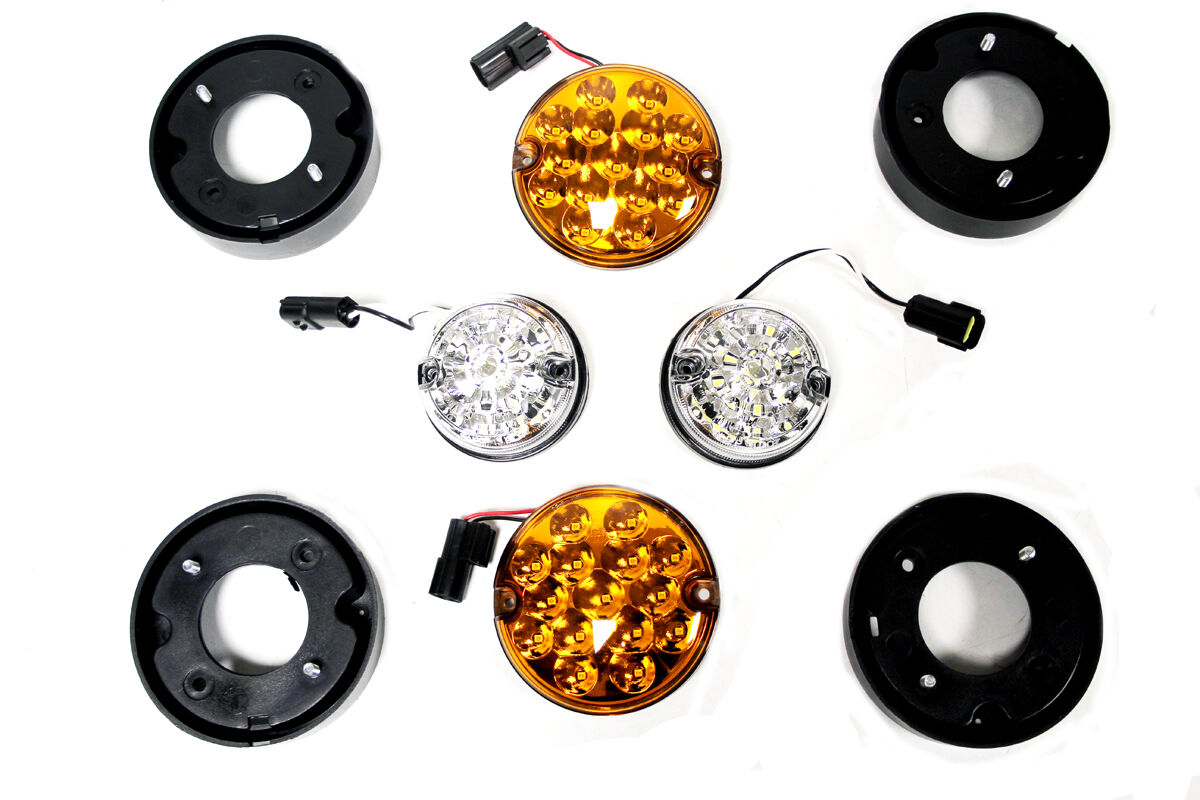 GL1274 - 95mm COLOURED LED replacement light kit for Defenders image 0