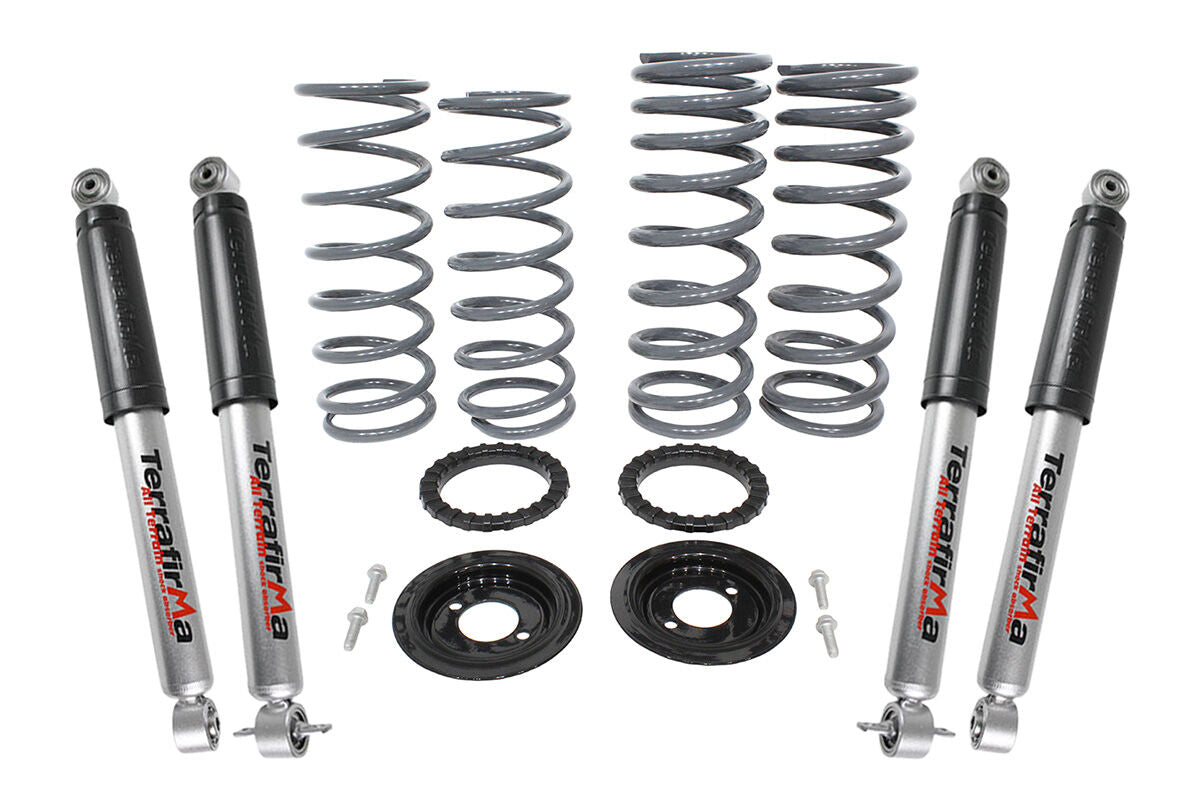 TF227 - 2" lift medium load air to coil conv kit with All Terrain shocks Discovery 2 image 0