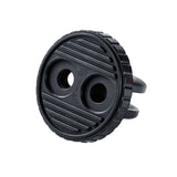 6061 Aluminium Spliced Winch Thimble PRO - Cerakote Black image 2