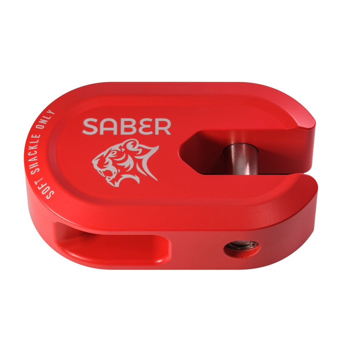 Saber 7075 Alloy Winch Shackle Short - Cerakote Red image 1